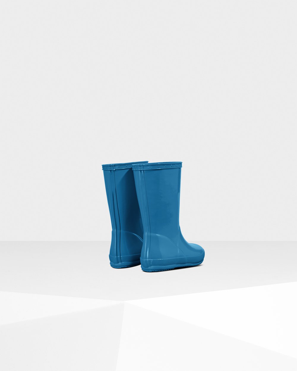 Botas De Agua Original First Classic Gloss Hunter Niños - Azules - 912350RLB